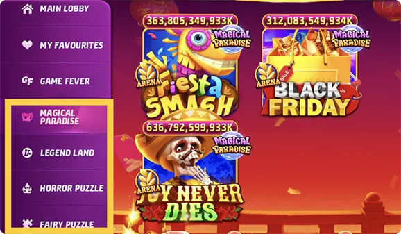 Magical Paradise slots